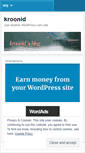 Mobile Screenshot of kroonid.wordpress.com
