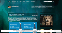 Desktop Screenshot of larissanlee.wordpress.com