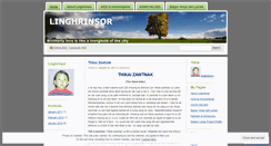 Desktop Screenshot of linghrinsor.wordpress.com