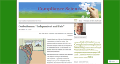 Desktop Screenshot of compliancecheck.wordpress.com