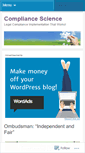 Mobile Screenshot of compliancecheck.wordpress.com