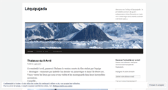 Desktop Screenshot of lequipajada.wordpress.com