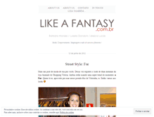 Tablet Screenshot of likeafantasy.wordpress.com