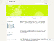 Tablet Screenshot of abofallen.wordpress.com
