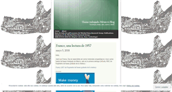 Desktop Screenshot of huesotrabajado.wordpress.com