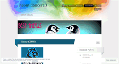 Desktop Screenshot of naomidancer13.wordpress.com