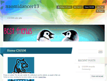 Tablet Screenshot of naomidancer13.wordpress.com