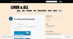 Desktop Screenshot of linuxandall.wordpress.com