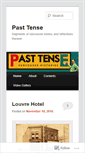 Mobile Screenshot of pasttensevancouver.wordpress.com