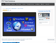 Tablet Screenshot of itztotalsolutions.wordpress.com