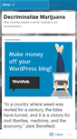 Mobile Screenshot of decriminalizemarijuana.wordpress.com