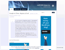 Tablet Screenshot of myredstar.wordpress.com