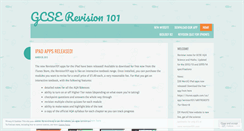 Desktop Screenshot of gcserevision101.wordpress.com