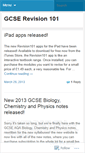 Mobile Screenshot of gcserevision101.wordpress.com