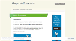 Desktop Screenshot of economiagrupo.wordpress.com