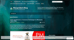 Desktop Screenshot of myegoldex.wordpress.com