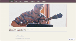 Desktop Screenshot of beilenguitars.wordpress.com