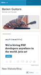 Mobile Screenshot of beilenguitars.wordpress.com