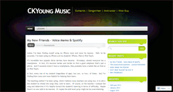 Desktop Screenshot of ckyoungmusic.wordpress.com