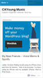 Mobile Screenshot of ckyoungmusic.wordpress.com