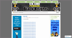 Desktop Screenshot of blackknightsofclubpenguin.wordpress.com