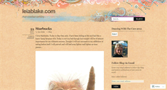 Desktop Screenshot of leiablake.wordpress.com