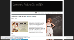 Desktop Screenshot of omahafashionweek.wordpress.com