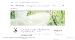 Desktop Screenshot of brideinwhite.wordpress.com