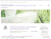 Tablet Screenshot of brideinwhite.wordpress.com