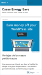 Mobile Screenshot of casasenergysave.wordpress.com