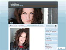 Tablet Screenshot of ccandfriends.wordpress.com