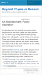 Mobile Screenshot of beyondrhymeorreason.wordpress.com