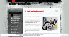 Desktop Screenshot of fantasyhockeygods.wordpress.com