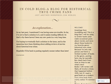 Tablet Screenshot of incoldblog.wordpress.com