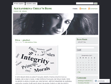 Tablet Screenshot of alexandrinachelu.wordpress.com