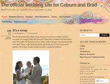 Tablet Screenshot of coburnandbrad.wordpress.com