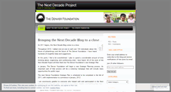 Desktop Screenshot of nextdecade.wordpress.com