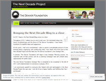 Tablet Screenshot of nextdecade.wordpress.com