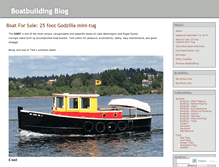Tablet Screenshot of boatbuild.wordpress.com