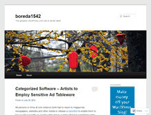 Tablet Screenshot of boreda1542.wordpress.com