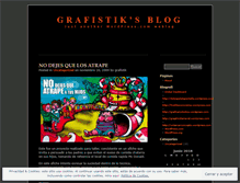 Tablet Screenshot of grafistik.wordpress.com