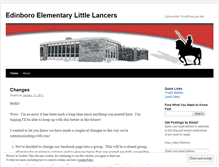 Tablet Screenshot of eelittlelancers.wordpress.com