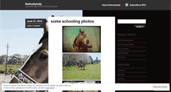 Desktop Screenshot of equinehoofprints.wordpress.com