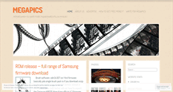Desktop Screenshot of megpics.wordpress.com