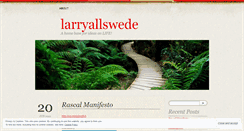 Desktop Screenshot of larryallswede.wordpress.com