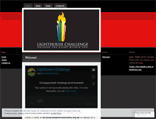 Tablet Screenshot of lighthousechallenge.wordpress.com