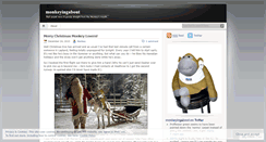 Desktop Screenshot of monkeyingabout.wordpress.com