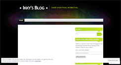 Desktop Screenshot of ikky21.wordpress.com