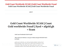 Tablet Screenshot of goldcoastworldwide.wordpress.com