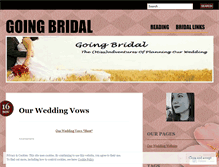 Tablet Screenshot of bride2bpecked.wordpress.com